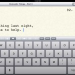 First draft of my last Domestic Trilogy movie