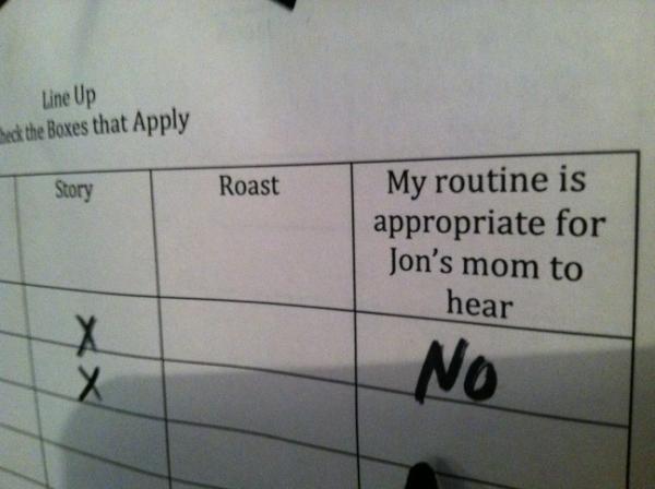 inappropriate for mom